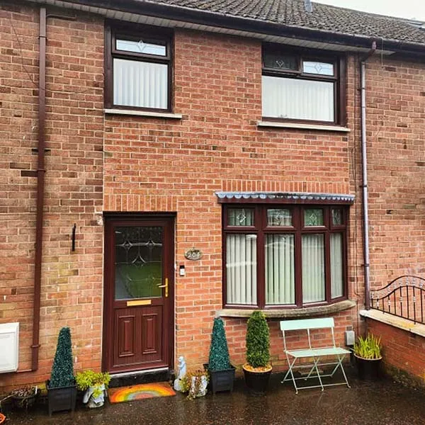 UPVC windows and back door before
