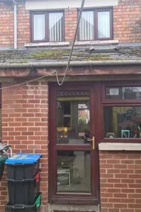 UPVC windows and back door before
